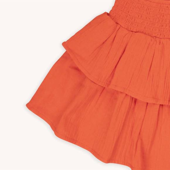 NEW CARLIJNQ girl's layered skirt in red - Picture 2 of 4